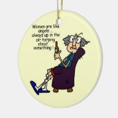 Décoration En Céramique Les Femmes Sont Comme Des Anges (Gauche)