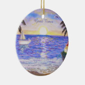 Décoration En Céramique Les grandes heures sur la plage (Droite)