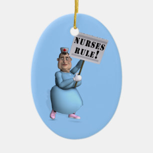 Décoration En Céramique Les infirmières !