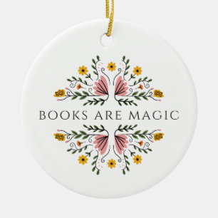 Décoration En Céramique Les livres sont magiques