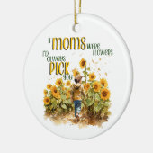 Décoration En Céramique les mamans étaient des fleurs (Gauche)