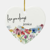 Décoration En Céramique Les mamans fleurs sauvages étaient des fleurs disa (Dos)