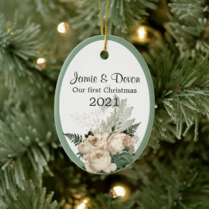 Décoration En Céramique Les mauvaises herbes fraîches des Roses ivoiriens