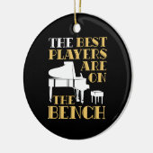 Décoration En Céramique Les meilleurs joueurs sont sur le banc Piano (Gauche)