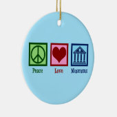 Décoration En Céramique Les musées Peace Love (Droite)