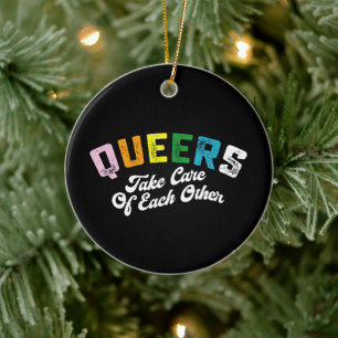 Décoration En Céramique Les pédés prennent soin les uns des autres LGBT Pr