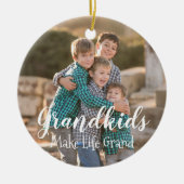 Décoration En Céramique Les petits font la vie grand (Devant)