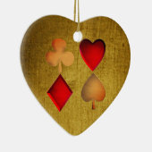 Décoration En Céramique Les quatre costumes, (Droite)