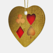 Décoration En Céramique Les quatre costumes, (Gauche)