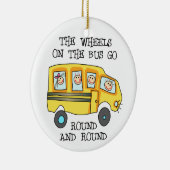 Décoration En Céramique Les roues du bus (Droite)