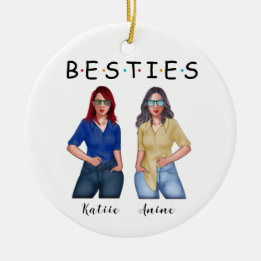 Décoration En Céramique Les soeurs sont les meilleurs amis de la vie - Per