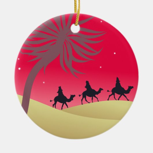 Décoration En Céramique Les trois Wisemen (Devant)