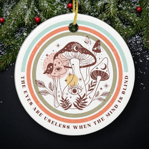 Décoration En Céramique Les Yeux Sont Inutiles Quand L'Esprit Est Aveugle 