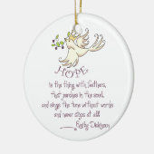 Décoration En Céramique L'espoir (Gauche)