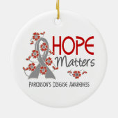 Décoration En Céramique L'espoir importe le :maladie de Parkinson 3 (Dos)