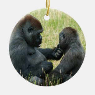 Décoration En Céramique L'éternel frère Gorilla
