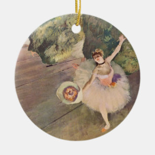 Décoration En Céramique L'étoile du ballet par Edgar Degas
