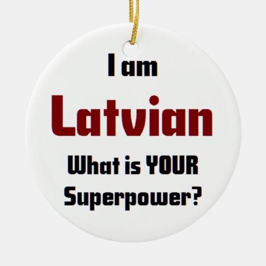 Décoration En Céramique letton (Devant)