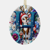 Décoration En Céramique Lettre h (Droite)