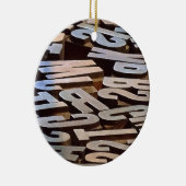 Décoration En Céramique Lettres de saisie (Droite)