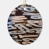 Décoration En Céramique Lettres de saisie (Gauche)