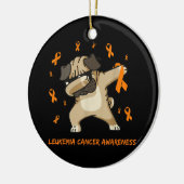 Décoration En Céramique leukemia cancer awareness Ceramic Ornament (Gauche)
