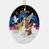 Décoration En Céramique Lever de soleil de Noël - Blenheim Cavalier (F) (Droite)