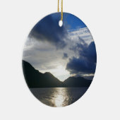 Décoration En Céramique Lever du soleil au croissant du lac (Droite)