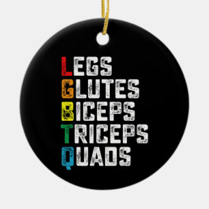 Décoration En Céramique LGBTQ Jambes Fessiers Biceps Triceps Quadriceps Dr