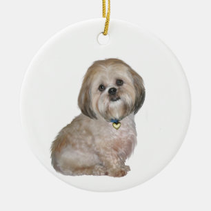 Décoration En Céramique Lhasa Apso (A)