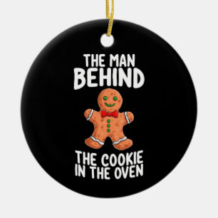 Décoration En Céramique L'Homme Derrière Le Cookie Au Four Noël Pr