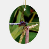 Décoration En Céramique libellule avec fleurs blanches (Droite)