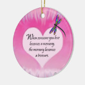 Décoration En Céramique Libellule prisée de souvenirs (Gauche)