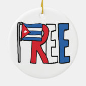 Décoration En Céramique Libérer Cuba (Dos)