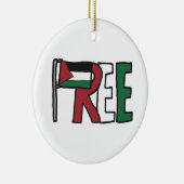 Décoration En Céramique Libérer la Palestine (Droite)