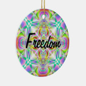 Décoration En Céramique "Liberté - Liberté" (Droite)