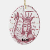 Décoration En Céramique Liberté Paix (Droite)