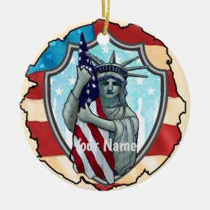 Décoration En Céramique Liberté USA