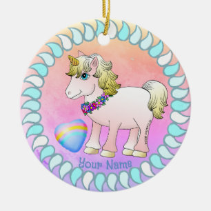 Décoration En Céramique Licorne bébé