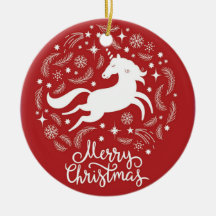 Licorne de Noël