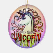Décoration En Céramique Licorne Vampire (Gauche)