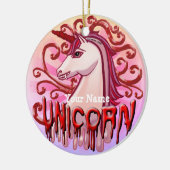 Décoration En Céramique Licorne Vampire (Gauche)
