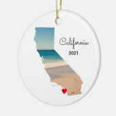 Décoration En Céramique Lieu De Vacances En Californie Visité (Gauche)
