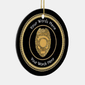 Décoration En Céramique Lieutenant Badge Custom Universal (Droite)