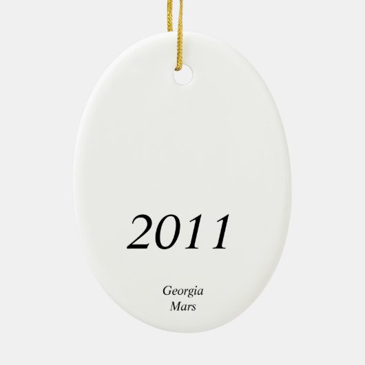 Décoration En Céramique Lièvres arctiques (Dos)