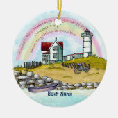 Décoration En Céramique Lighthouse Trust the Timing ornament (Devant)