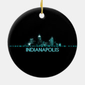 Décoration En Céramique Ligne aérienne d'Indianapolis (Dos)