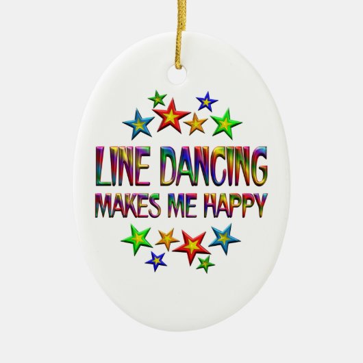 Décoration En Céramique Ligne danse heureuse (Devant)