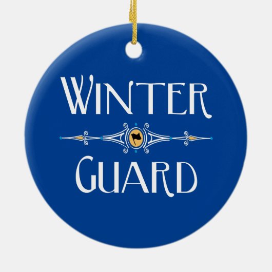 Décoration En Céramique Ligne décorative de garde d'hiver (Dos)