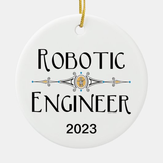 Décoration En Céramique Ligne décorative Robotique Engineer (Devant)